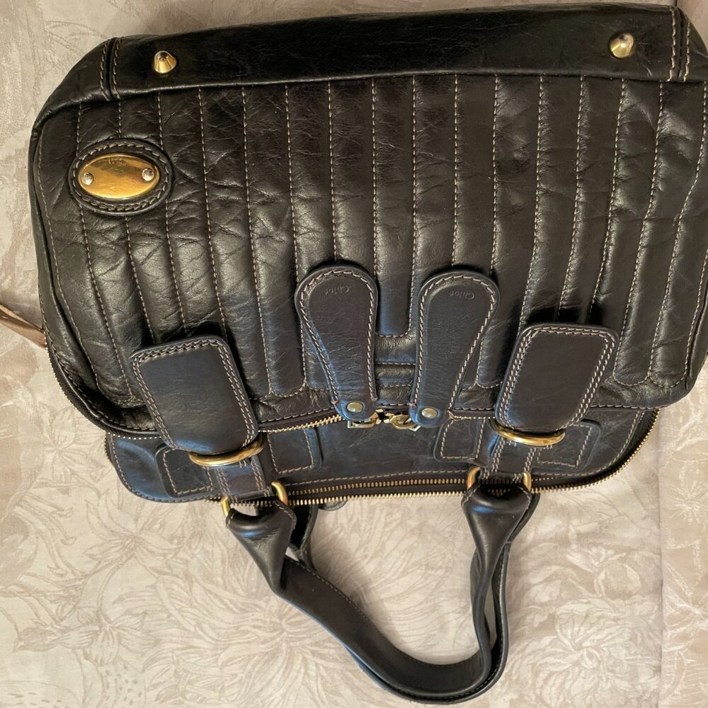 CHLOE Black Leather Handbag